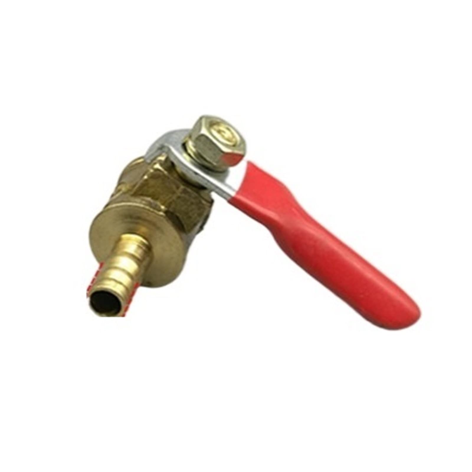 Vanne en laiton massif 8mm avec poignée renforcée pour air et eau