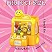 Animal Themed Mini Claw Machine Toy, 2026 Claw Machine with Cute Animal Prizes, Portable Home Arcade Games with Grabber Joystick, Funny Birthday Christmas Party Interactive Gifts (Yellow, One-Size)