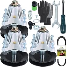 3 Pack Pre-Greased 918-06978 Spindle Assembly 54 Deck with 954-04329A Deck Belt 490-900-M061 Deck Wash Kit Replace 618-06978 for Cub Cadet ZT1 54, ZT2 54, RZT L 54, RZT S54 Lawn Mowers