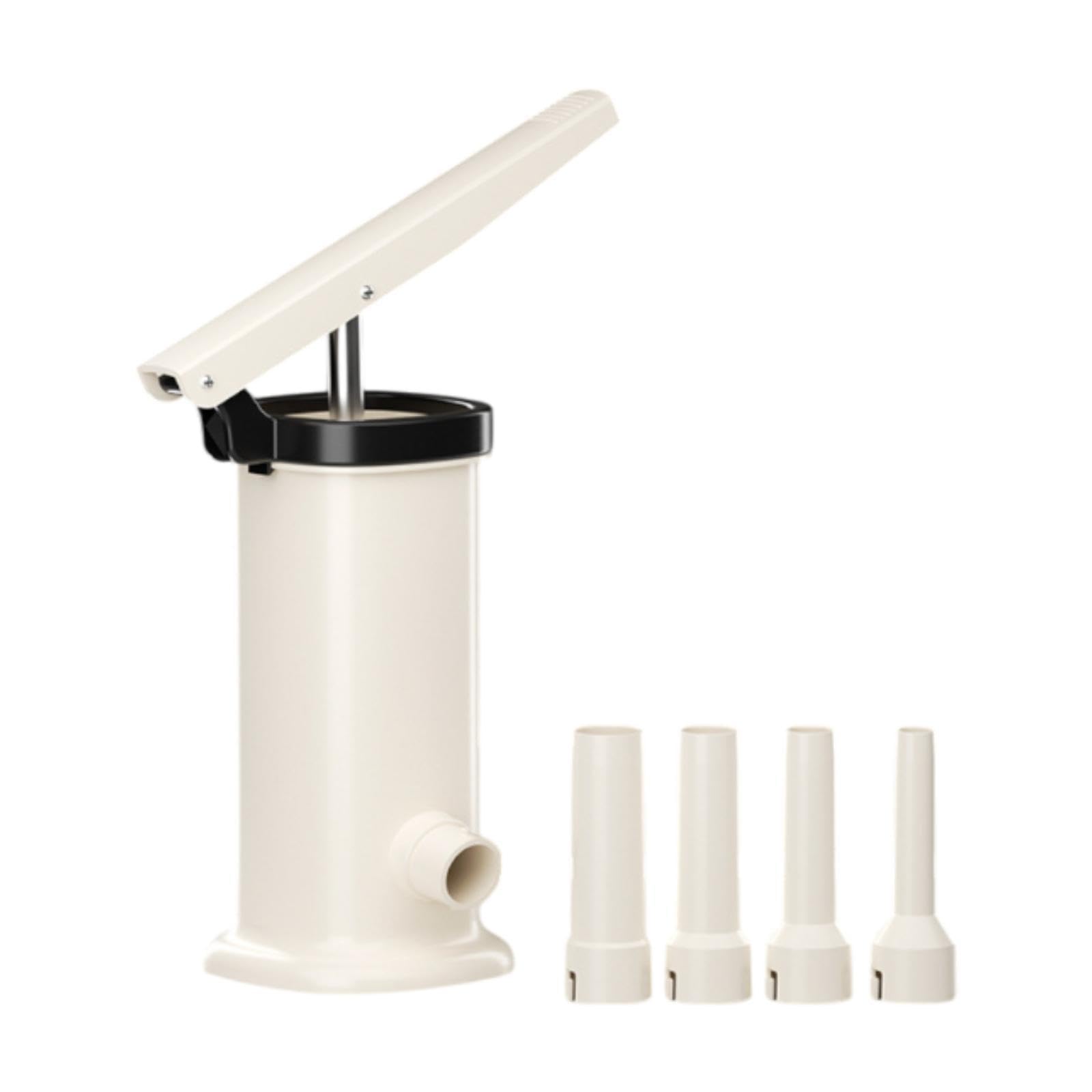 Sausage Stuffer Machine Vertical Sausage Meat Filling T | Sausage Stuffer Machine Vertical Meat Filling Tools for Kitchen Home White Pp-image-40