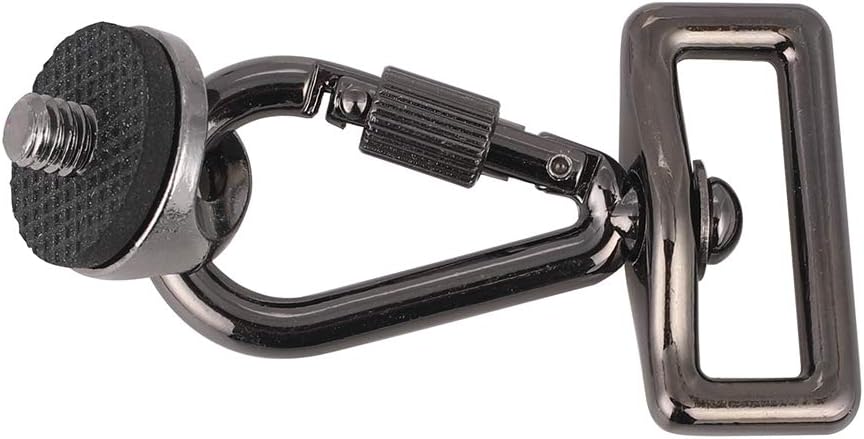 DSLR Camera 1/4" Screw Connecting Adapter +1/4" Metal Connecting Hook Adapter for DSLR Camera Shoulder Sling Quick Neck Strap Belt Camera Bag Accessories
