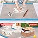 36x24 inch XXL Silicone Baking Mat Extra Large Pastry Fondant Dough Mat Non Stick, Full Stick To Countertop Surface Liner For Rolling Kneading Pie Crust Pizza Cake Bread Cookie Bake Scone Tool