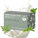 DALAMHARI Super Matcha Latte Mix & Mugwort Herb Blend | 30T | Ceremonial Grade Matcha Green Tea Powder Matcha Latte Powder Creamer Decaf Mugwort Tea Te Matcha Tea Adaptogen Drink Superfood Creamer Korean Love Sweet