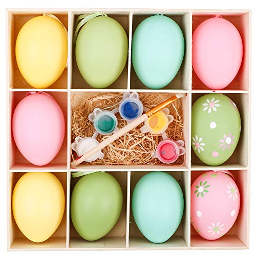 Valery Madelyn 10Pcs Peinture Bricolage Oeufs Cover
