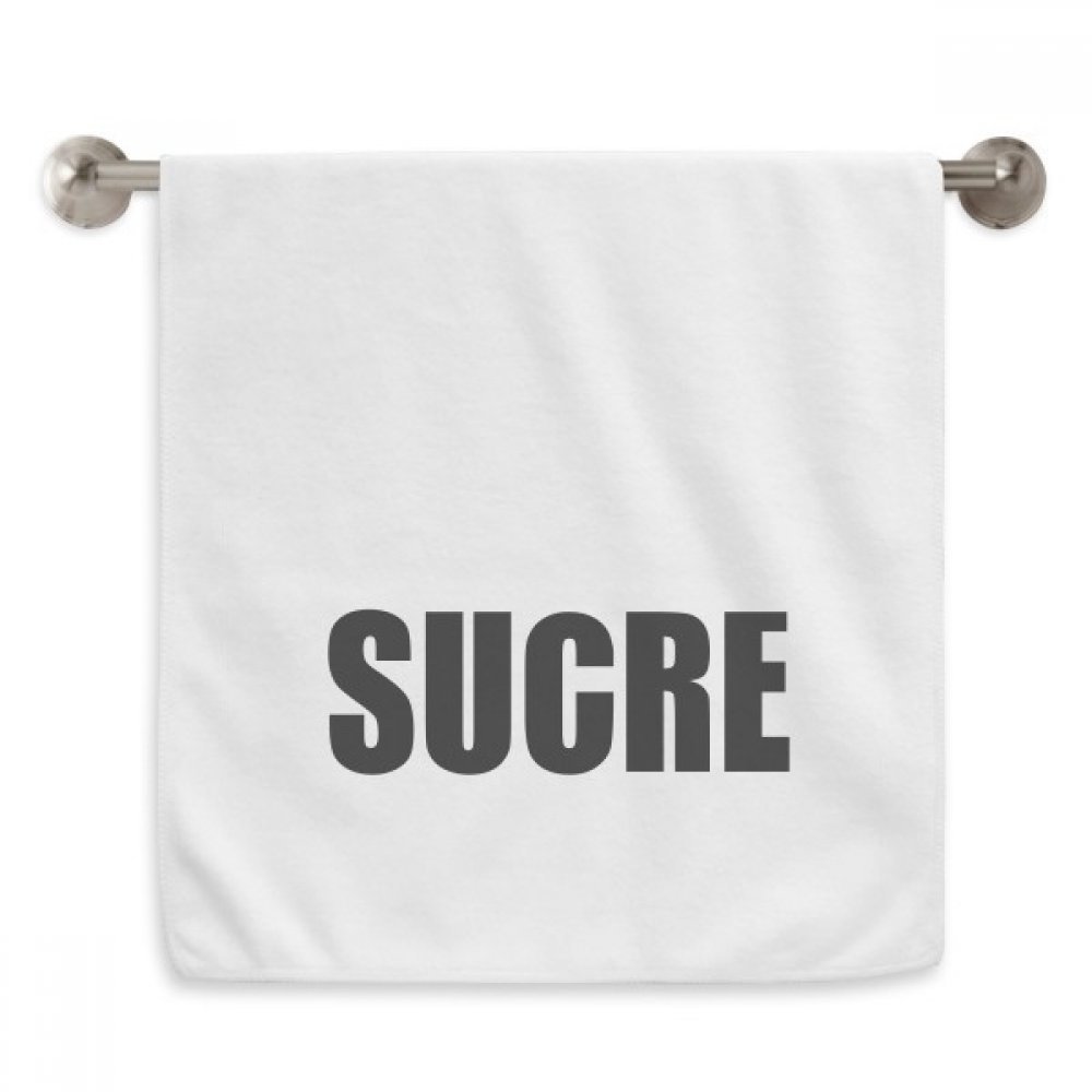 Serviette Sucre Bolivie moelleuse et blanche pour un essuyage ultra délicat