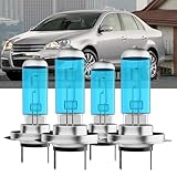 TTDBDAN Headlight Bulbs Fit for 2009 2010 2011 2012 2013 2014 2015 Volkswagen Jetta Tiguan Passat-CC H7 H7 High Beam Low Beam 6000K White Headlamp Plug and Play Easy Installation Headlight Bulb