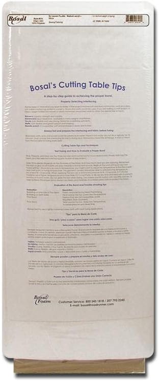Bosal Non Woven Fusible Interfacing - Medium Weight - 20 in White 40 Yards