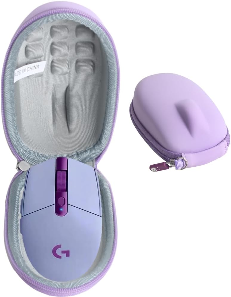 Hermitshell Travel Case for Logitech G305 Lightspeed Wireless Gaming Mouse (Only Case) (Lilac)