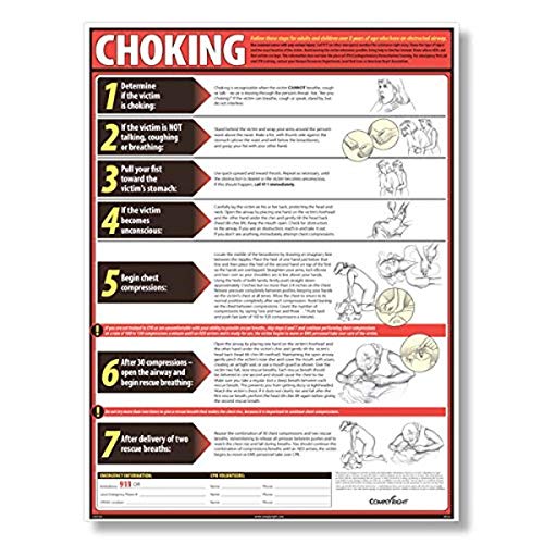 Poster d'étouffement sportif Complyright visuel clair texte en anglais