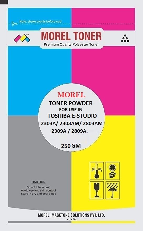 morel T-2309 Toner Powder Compatible for USE in Toshiba E-Studio 2303A 2303AM 2803AM 2309A 2809A.