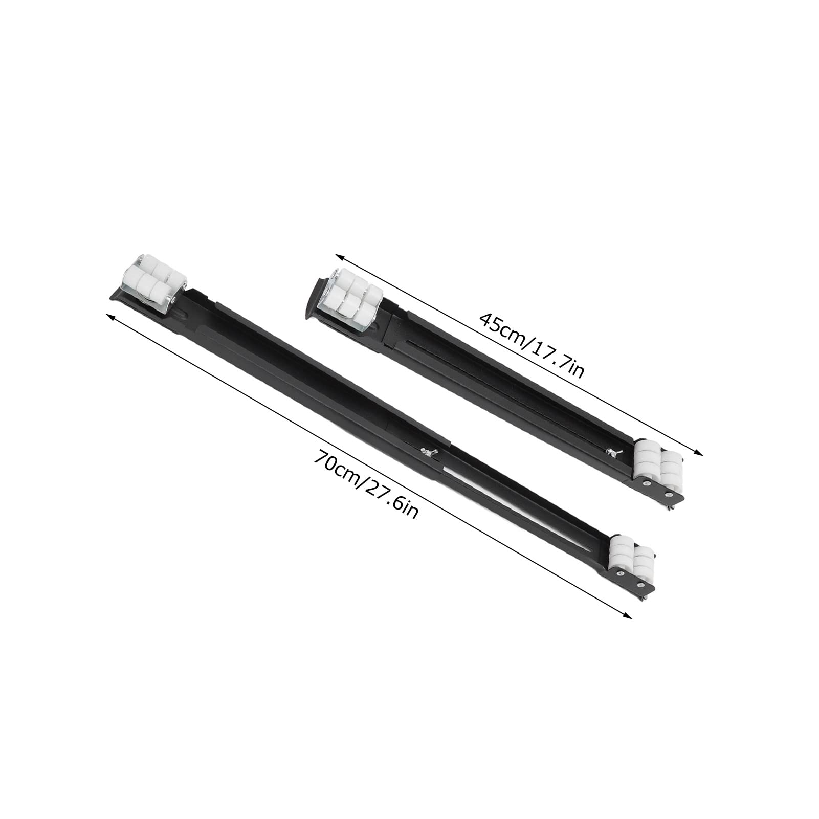 CDQL Rullo per Apparecchi Estensibile, Supporto Base per Lavatrice Mobile, Rullo per Apparecchi Estensibile per Carichi Pesanti Base con Ruota Universale Portatile Staccabile, (Nero)