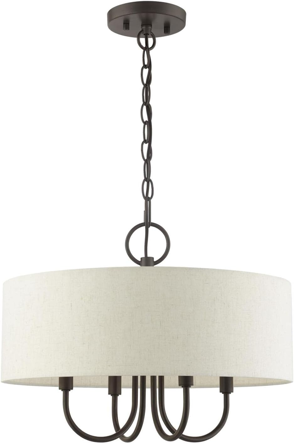 livex lighting 4 light english bronze pendant chandelier, 18 x 18 x 13.63 18 x 18 x 13.63 bronze