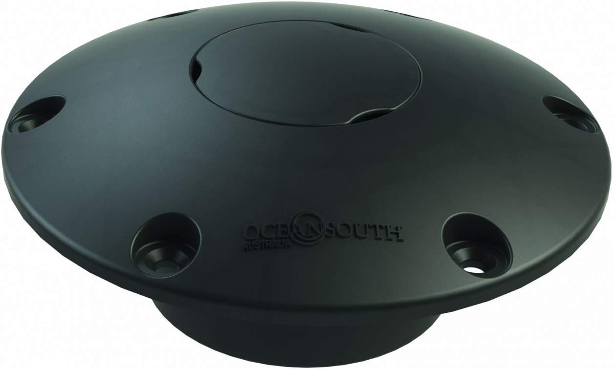 Oceansouth Waverider Socket Pedestal – Flat Base 17" -22" boat seat pedestal mount post base swivel boats jon seats bass fishing chair socket removable.