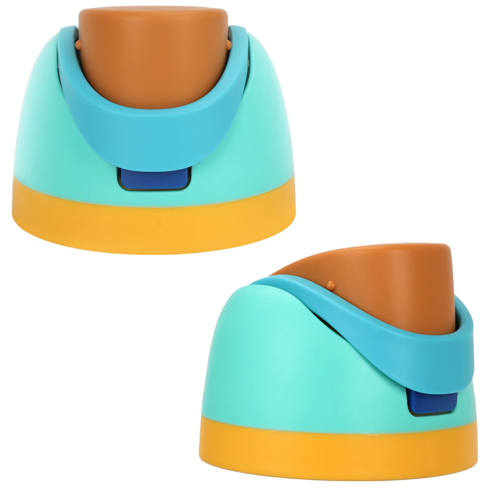 Replacement Lid for Owala Freesip, 2 PCS One Button Water Bottle Top Cap Compatible with OwalaFreesip 16oz 24oz 32oz 40oz, BPA-Free, No Water Leakage Replacement Accessories for Owala,Green