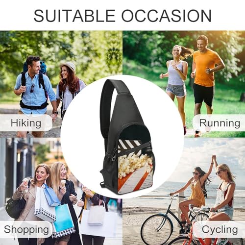 Mochila tipo Sling bag casual para hombre y mujer miniatura 6