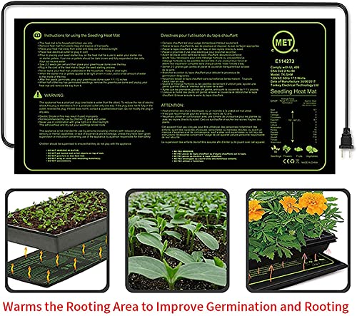 Alfombra térmica para terrario reptil 20x10 pulgadas miniatura 6