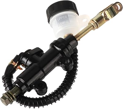 Foot Brake Rear Hydraulic Brake Pump Master Cylinder With Reservoir Fit For ATV UTV Buggy Quad Bike 110cc 125cc 150cc Motorcycle Brake Hydraulic Pump Hydraulic Brake Pu