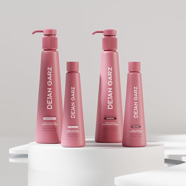 Conditioner für intensive Feuchtigkeit – The Foundation – Haarpflege für Frizz-Kontrolle & Geschmeidigkeit – Mit Argan- & Jojobaöl – Für leicht kämmbares Haar – Conditioner in Reisegröße (100 ml) - 3