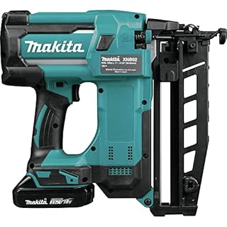 Makita XNB02RJ 18V LXT 2-1/2" Straight Finish Nailer Kit, 16 Ga