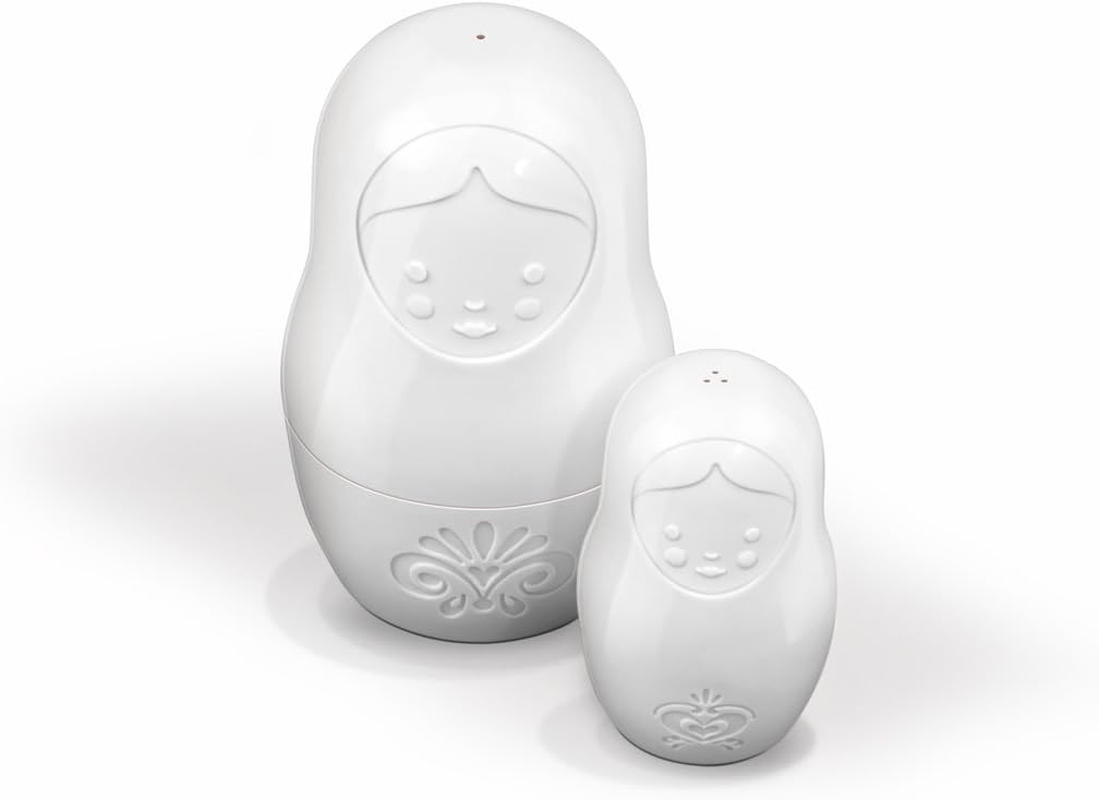 Genuine Fred SALT-M Matryoshka Salt and Pepper Shakers