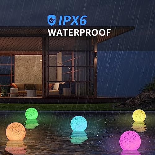 2 Stück Solarlampen für außen Solar Gartenleuchte 8 Farben Solar Gartenleuchten für Garten IP68 Wasserdicht LED Solarleuchten für Pool mit Fernbedienung für Teich,Rasen, Hinterhöfe, Wege – Bild 4