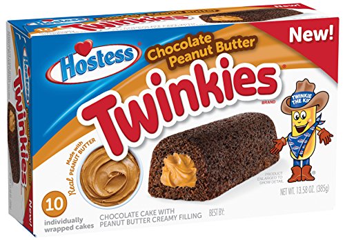 Hostess Twinkies - Schokoladen Twinkies gefüllt mit Erdnussbutter | Neue Edition