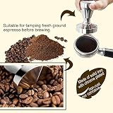 YIQI tamper do kawy, 51mm podstawa ze stali szlachetnej do espresso, do 51mm kolb ekspresów
