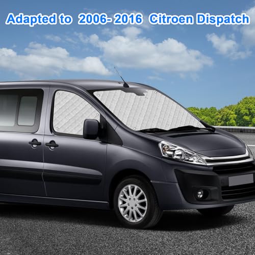 Pare soleil voiture interieur compatible Citroën Jumpy 2006-2016 3 pieces