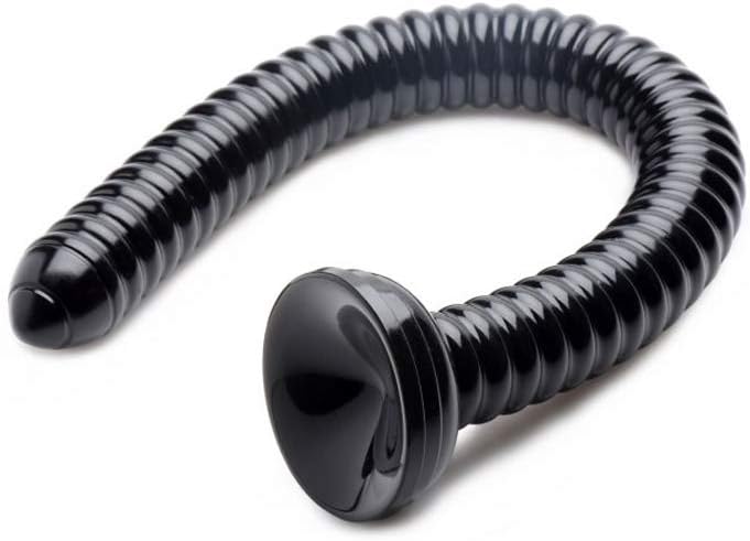 Hosed 19 Inch Ribbed Anal Snake