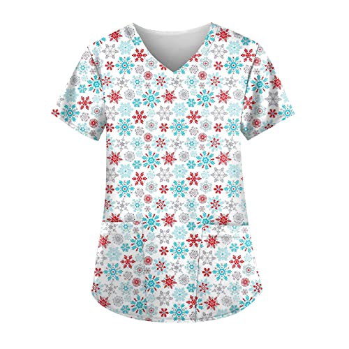 Chemises De Confort pour Femmes Débardeurs Sport pour Femmes Chemises Florales Blanches pour Femmes Travail D'été Femmes Et Nuit du Cou Touffes De Tuniques À Paillettes Carrelage De La