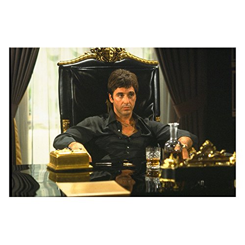 French Unicorn Poster Affiche cliché film photo scene scarface tony montana trone