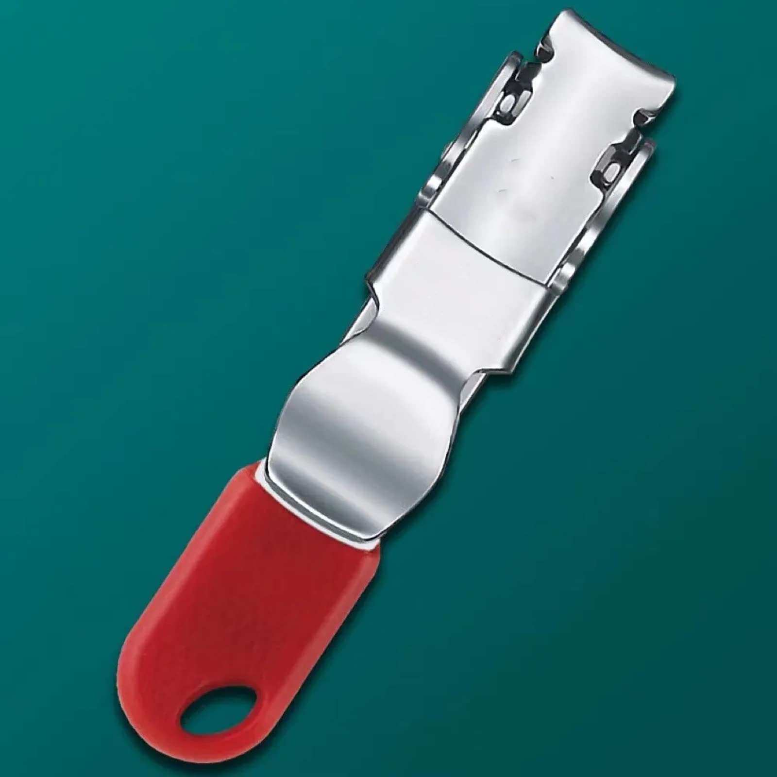Cortaúñas ultradelgado, portátil, de acero inoxidable, cortaúñas, tijeras de acero al carbono, herramienta de manicura y pedicura