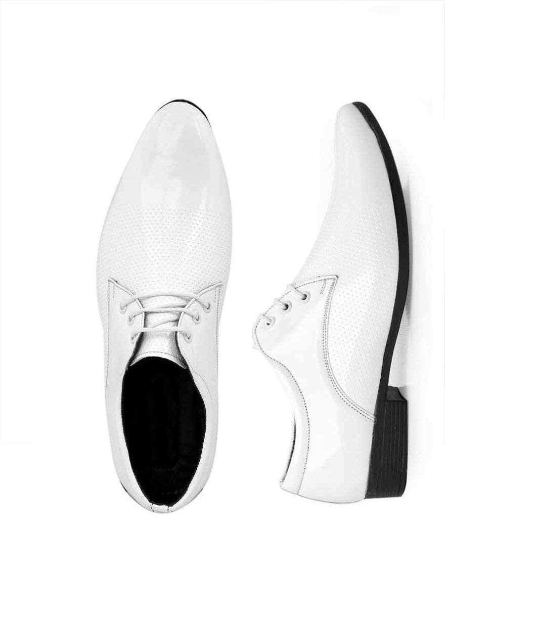 GELLWOJ Leather Royal Patent Leather Shoes for Men | Mens Comfortable Patent Leather Mehroon Shoes-06 (B09HPZ5GB2) Amazon Price History, Amazon Price Tracker