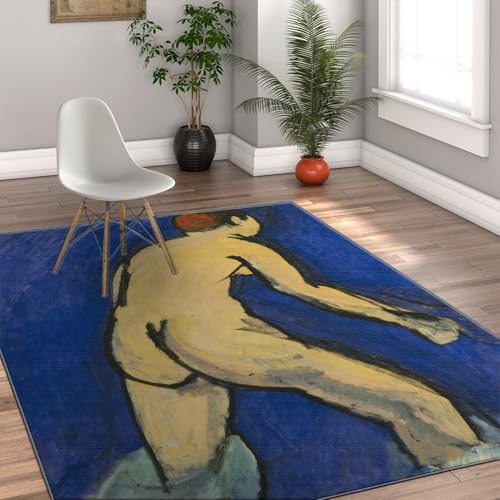 Tapis Henri Matisse de qualité supérieure grand format violet pour salon - 4