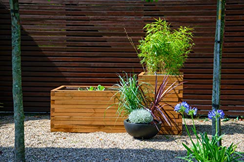 Hochteich dobar 29225FSCe Gartenteich 420 Liter aus Kiefernholz