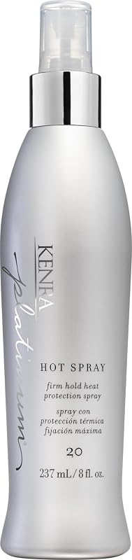 Kenra Platinum Hot Spray 20 | Heat Protection Styler | Long-Lasting, Firm Hold | Adds Vibrant Shine | Humidity & Thermal Protection | Clean Release From Heated Tools | All Hair Types