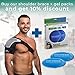 Sport Emblema Gel Ice Pack Circles - Small Ice Packs, Reusable Ice Pack for Injuries, Ice Packs Reusable, Breastfeeding, Wisdom Teeth, Sinus Headaches, Physical Cooling (2 Pcs x 5.5