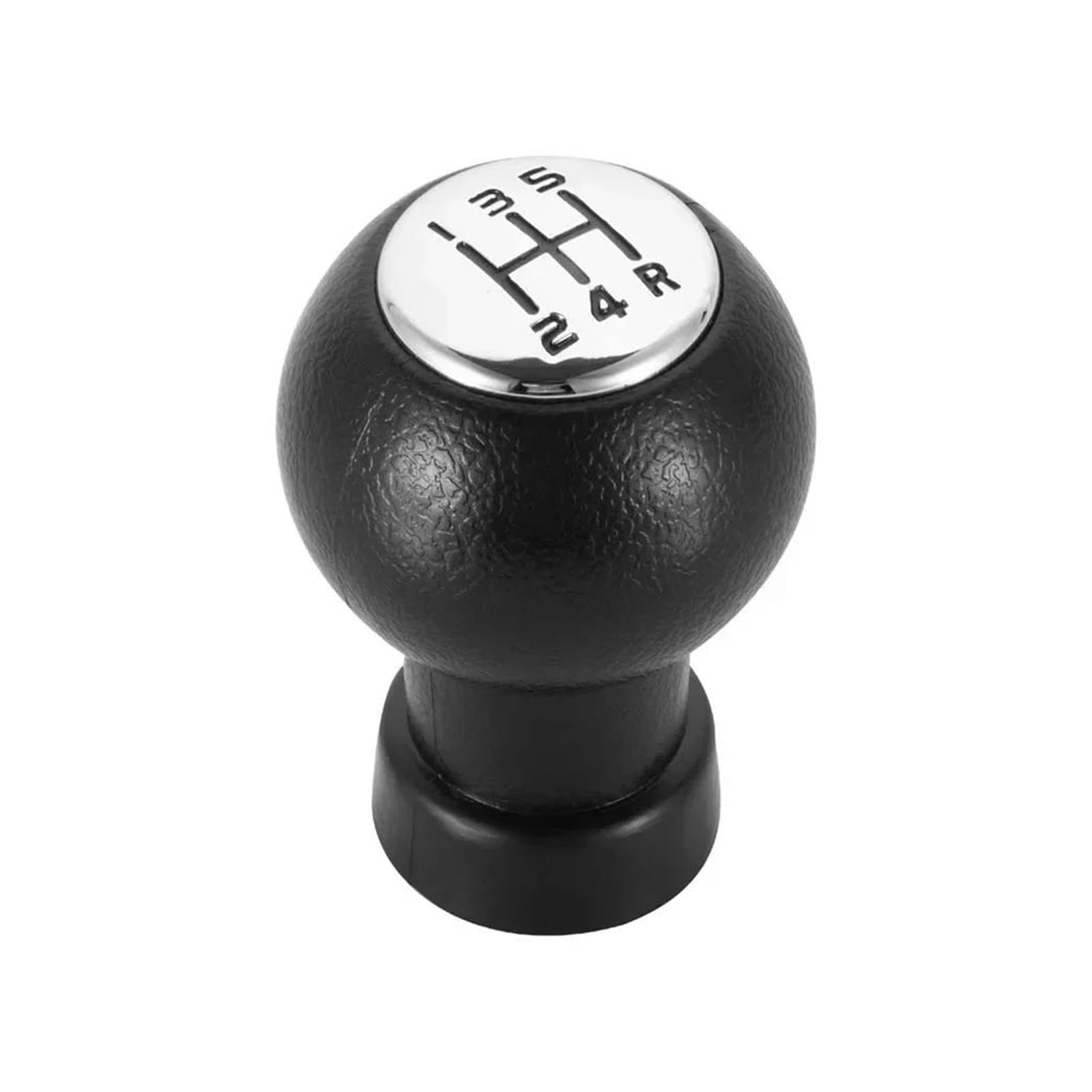 Hcpavext Gearknob Chrome For Suzuki For Swift Sx4 For Alto 2005-2015 Abs Car Hand Speed Gear Shift Knob Gaitor Collar Case (Gearknob Chrome)