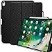 Price comparison product image KHOMO iPad Pro 12.9 Inch Case with Pen Holder ( 1st and 2nd Gen 2016 & 2017) - Dual Super Slim Cover with Rubberized Back and Smart Feature ( Sleep / Wake ) - Carbon Fiber Black