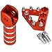 Pedale freno posteriore CNC Piastra + cambio leva del cambio Leva punta per 125-530 SX EXC XCF XC XCW SXF SMR 2004-2010 Enduro Supermotor 690 Adventures Orange
