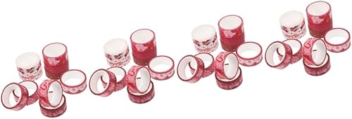 SEWACC 40 rollos de calcomanías japonesas, manualidades, Washi, enmascaramiento, San Valentín, cinta tipo A, calcomanías de envoltura, diario, álbum