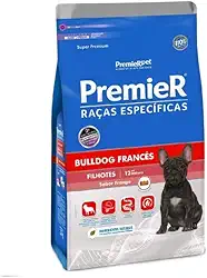 Ração Premier Raças Específicas Bulldog Francês para Cães Filhotes 2,5kg