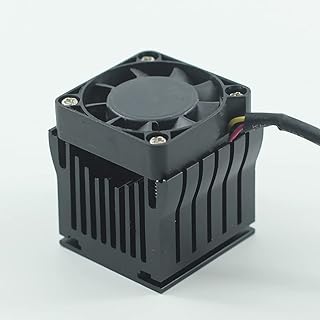 South North Bridge Heatsink Cooling Fan Multi Compatible Adjustable Aluminium Heatsink Cooler Kits Desktop Universal PC Computer Fan Cooling Motherboard Mute 3 PIN Chipset Cooling Fin with 4cm Fan