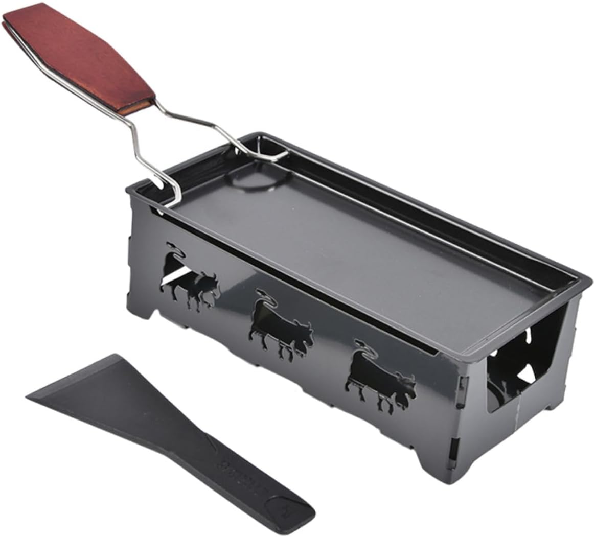 Metal Cheese Oven Mini Cheese Baking Pan Raclette Stain-resistant Evenly Heated Perfect for Dinner