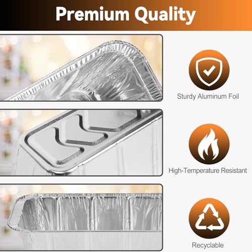 SHINESTAR 20-Pack Grease Cup Liners for Blackstone 28, 30, 36, 17, 22 Inch Griddle with Rear Grease Cup, Disposable Aluminum Foil Drip Pan, 8 x 3.7 Inch, 5017