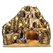 Holyart Hütte für neapolitanische Krippe mit Esel, 50x55x45 cm