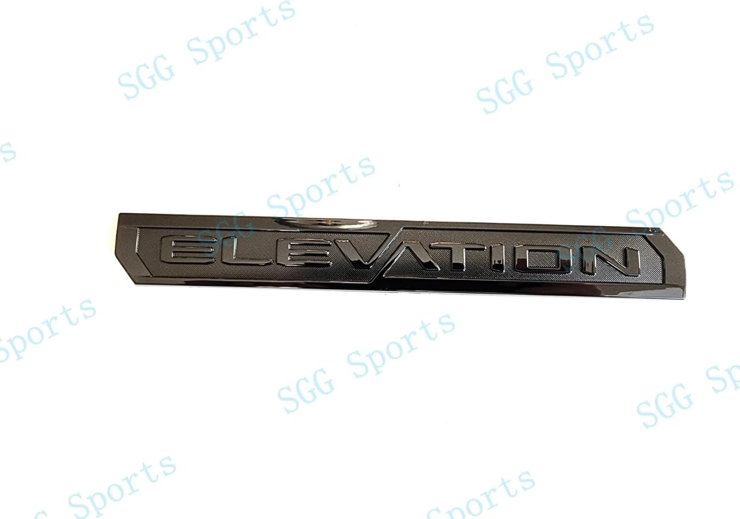 3Pcs Elevation Emblems Badge Door Rear Decal Nameplate Sticker Compatible with 2023-2025 Canyon (Glossy Black)