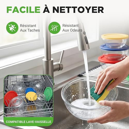 Bols à salade micro-ondes pour réchauffer et conserver sans changer de plat - 7