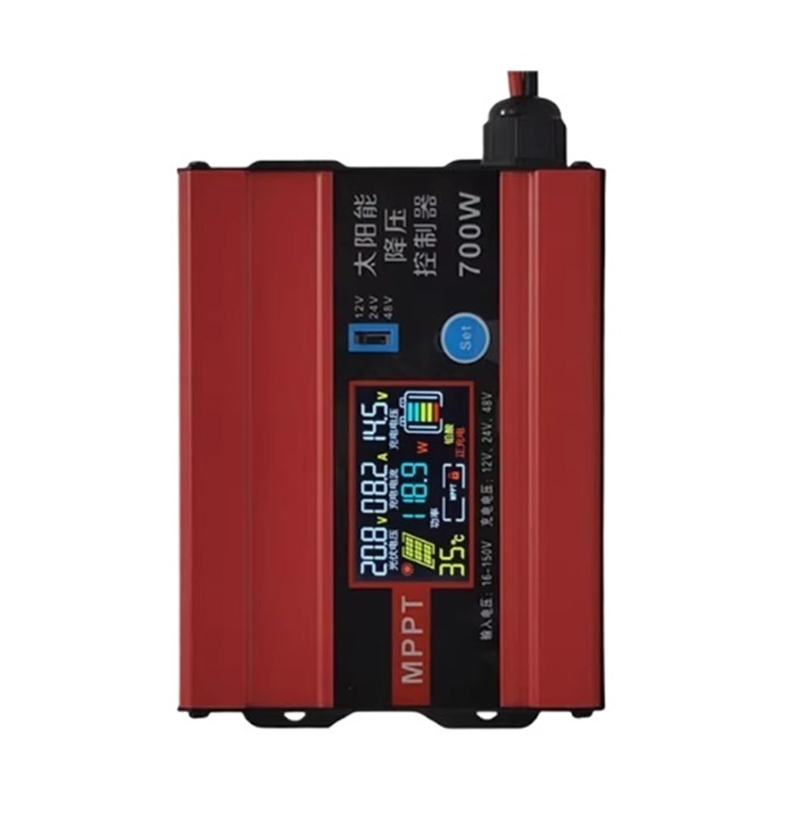 Regolatore di carica solare MPPT Buck 700W batterie regolabili 12/24/48V