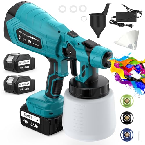 Cordless Paint Sprayer Battery Powered